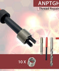 M12x1.25 Thread Repair Kit With Helicoil Inserts Taps And HSS Drill Bits Ideal Auto Repair Hand Tool Set