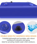 30 Gallon Water Storage Bladder Foldable Portable Tank with spigot, hose kit, and PVC material for emergency use