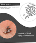 Eyeglasses Repair Screws Kit Portable Replacement Screws For Sunglasses And Eyeglasses Quick Fix On The Go Compact And Easy To Store Durable Metal Set For Fast Reliable Repairs in a hand, showing compact size and simplicity.