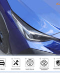 Subaru Crosstrek Front Headlight Eyebrow Trim Strips Eyelids Eye Lid Decorative Sticker Upper Panel For 2024 2025