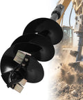 Beefy Heavy Duty 12 Inch By 52 Inch Spiral Excavator Auger With 2 Inch Hex Connection for earth boring tasks in rocky soil