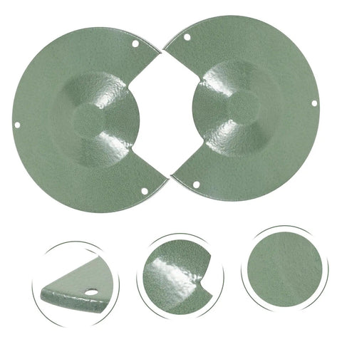 Green angle grinder guard set for safer grinding; no fuss install; protection shield to block debris and sparks; durable, lightweight