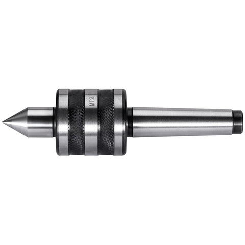 MT2 Live Center For Lathe And CNC Milling, Precision Rotary Live Center With 2MT Shank, 60 Degree Point, 5000 RPM, side view