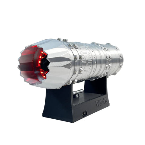 1:18 Scale Jet Engine Model Turbofan Engine Desktop Decor And DIY Kit For Aviation Nerds Realistic Fighter Jet Powerplant Educational Toy
