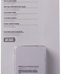 Back packaging of Contractor Telephone Test Kit With Hi-Z Monitoring That Wont Disrupt Net Adjustable Volume Polarity LED Tone And Pulse Modes