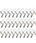 Two Hundred Piece Drywall Anchor Repair Kit For 86 Type Switch Boxes And Loose Wall Sockets With Heavy Duty Metal Clips Serrated Anti Slip Locking And Adjustable Telescopic Design For Easy No Fuss Mounts In Tight Spaces, metal clips