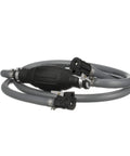 Portable Boat Fuel Tank Line Kit with Ethanol Resistant Hoses and Primer Bulb for Smooth Engine Performance