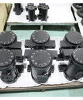 Heavy Duty Helical Slewing Cylinder Rotary Actuator Built Tough As Nails For Butter Smooth Rotation Plug And Play Vehicle Mount Setup No Sweat Install Top Shelf Reliability Guaranteed, close-up view of multiple units on a tray.