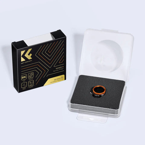 Adjustable ND Filter Set For DJI Mini 4 Pro One To Five Stops ND2 To 32 VND With Multi Coated Optical Glass in packaging