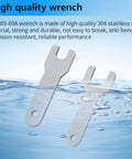 Top Shelf Pneumatic Air Die Grinder Wrench Kit Features 301-69A Small 304 stainless steel wrench for durable daily use.