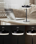 Portable LED Lamp For Outdoor And Indoor Use With Built In Rechargeable Battery IP44 Water Resistant Adjustable Height