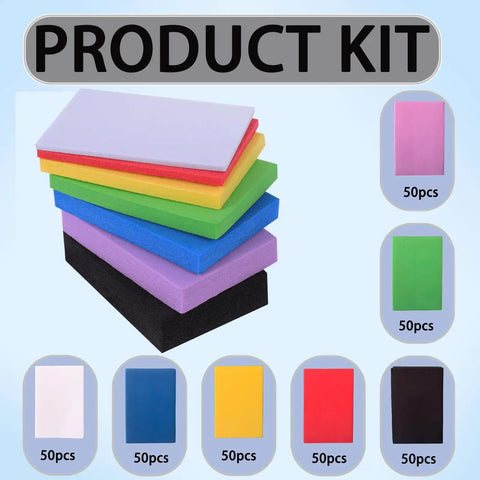 Ultimate Foam Wall Flattening Shim Kit For Straightening Out Them Wobbly Drywall Surfaces And Ceilings Durable Moisture Resistant Spacers stacked in various colors.