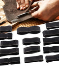 Pro Grade 15 Pcs Leather Cutting Dies Set With Hole Hollow Cutter Tools for DIY Leather Crafting and Fabric Projects