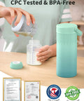 22 Oz Double Wall Insulated Stainless Steel Breast Milk Cooler Bottle For Nurses Keep It Chill straight up fresher formula being filled.