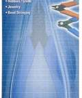 Packaging of Precision Tweezer Nose Pliers with radiused non-marring tips, made in USA, for delicate wire and fine electronics.
