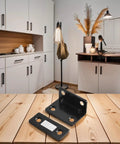 Stainless Steel Magnetic Cabinet Latch With No Slam Hold For Thin Doors And Drawers in a modern kitchen setting