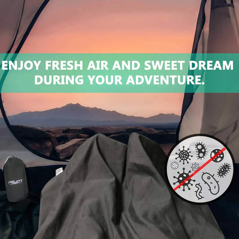 Silky Soft Sleeping Bag Liner And Sleep Sack For Backpacking And Travel Sheets For Hotels And Hostels Ultralight Packable Warmth