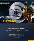 Front Wheel Bearing And Hub Assembly 2 Pack Ready To Roll Fits Toyota Rav4 2006 2012 3 5L V6 Rav4 2013 2018 Mirai 2016 2020