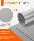 75 Inch By 17 Inch Teflon Nonstick Liner Roll For Ovens Grills And Stovetops, double-sided nonstick surface, premium PTFE coating