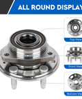 Front Wheel Bearing Hub Assembly 5 Lug With ABS 1 Piece Replacement For Allure Lacrosse Regal Malibu Impala Equinox Terrain CTS XTS Saab Nine Five AWD Direct Fit Easy Install And Long Life