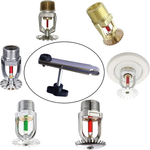 Heavy Duty Fire Sprinkler Shut Off Tool That Works Like A Champ To Halt Accidental Sprays And Slash Water Damage Costs On Any Commercial Job Site Today with various sprinkler heads.