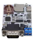 Hella Solid Serial Data Logger With Rtc Timestamp And Dual Led Indicators Monitors Industrial Machines, circuit board with RS232 port.