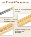Heavy Duty Pin Punch 1/4 Inch Head 150Mm Length Alloy Steel Alignment Driver Tool for beating out stubborn pins features.