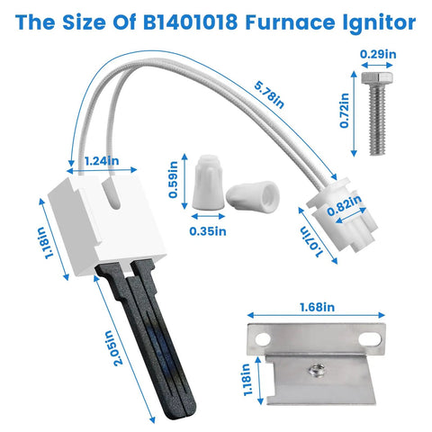 Top Tier Gas Stove Igniter And Flame Sensor Assembly For Rapid Furnace Starter Swap Reliable Home Cooking Boost Fast Heat Generation And Zero Headache Appliance Repair Solution Forever