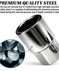 Heavy Duty D Wheel Locking Lug Nut Removal Tool Key Anti Theft Socket Replacement for Toyota Tacoma Camry Corolla Tundra
