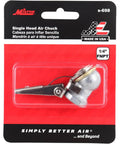 Single head S-698 One Quarter Inch FNPT Air Chuck with Grip in packaging for tight, leak free seal and durable solid brass construction.