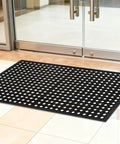 Heavy Duty Rubber Floor Mat With Drainage For Kitchens, Garages, Workshops And Outdoor Use, Anti Fatigue Mat in entryway
