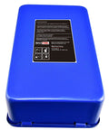 Blue metal case for 26 Piece Twist Drill Bit Set HSS M2 High Speed Steel Jobber Length Fully Ground For Metal Wood Plastic Includes A To Z