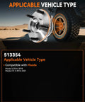 Front Wheel Bearing Hub Assembly Fits Mazda 3 2014 2018 And Mazda CX 3 2016 2021 5 Lug With ABS Premium Aftermarket Replacement