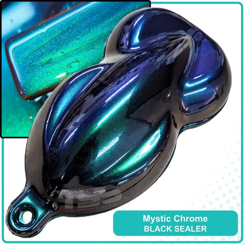 Pro Level Custom Color Basecoat Automotive Paint Gallon Jug With Premium Slow Reducer And Hardener Mix Ready To Spray, Mystic Chrome sample