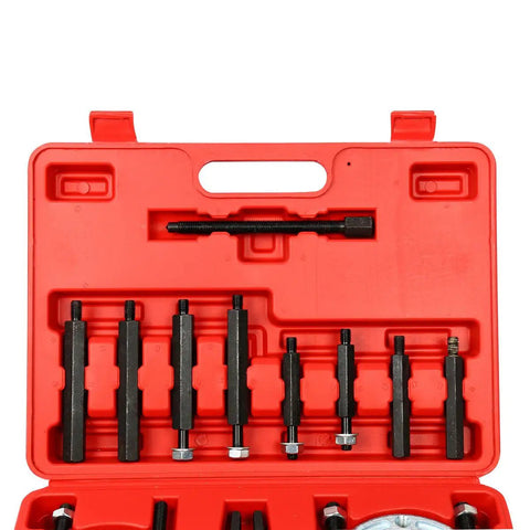 Beefed Up Heavy Duty Bearing Separator Puller Set case with hex push puller legs and cross bar