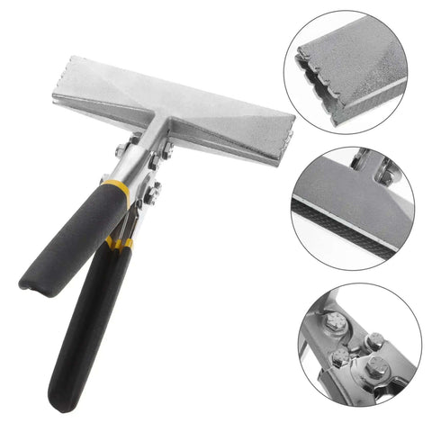 Metal Bender Pliers Duckbill Pliers For Flat Bar Bending Tool Heavy Duty Roofing And Metalworking Hand Tool close-up view