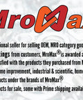 Mromax White Nylon Roller Idler Bearing Pulley 8X32X12mm Sliding Conveyor Wheel with smooth bearings and a MroMax logo background.
