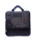 Replacement Wall Clock Movement Kit With Quartz Motor Hands And Fittings for pendulum mechanism, black plastic movement