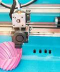 Kick Your 3D Printing Up A Notch With This Killer 5PC Timing Belt Pulley Kit Made From Durable Black Aluminum Alloy For Smooth Gt2 Drive And Rock Solid Performance On All Your Wild DIY Maker Projects., GT2 3D printer belt pulley kit, black aluminum, 6mm, shown on print head