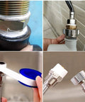 Pro Grade PTFE Plumbing Tape, Teflon Sealant Tape Half Inch By 520 Inches, 5.5 Mil Thickness, sealing water and gas lines