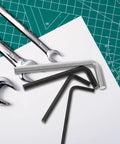 Super Sleek L-Shaped Hex Key Set With Carbon Steel Wrenches For Bike Repair And Motorcycle Maintenance You Gotta Have This Essential Multi Tool Kit, black and silver hex keys