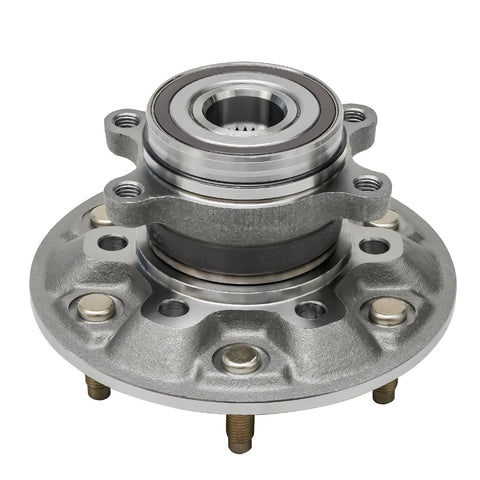 Front Wheel Bearing Hubs 2Pc Assembly For 2009 2010 2011 2012 Chevrolet Colorado And GMC Canyon 4x4, 6 Bolt ABS Encoder Replacement Kit