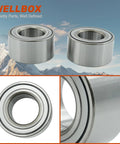 2 Pack Front Wheel Hub And Bearing Assembly 510055 for Hyundai Accent 2000 2017 Elantra 1996 2000 close-up view