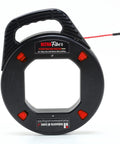 Non Conductive Fiberglass Fish Tape With Twist Design For Long Runs And Heavy Duty Pulling Multi Groove Wire Puller