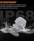 Fifteen Pack NPT One Quarter Inch Nylon Cable Glands For Electrical Strain Relief And Waterproof IP68 Cord Connectors underwater