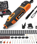 Heavy Duty Corded Rotary Tool With 200watt Motor And 8000 To 40000 Rpm Variable Speed Flex Shaft and accessories set.