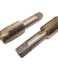 Built Tough Pro Grade HSS Metric Taper And Plug Tap Kit Right Hand Threading M22 X 1mm Pitch showing two tool taps for heavy duty metal jobs.