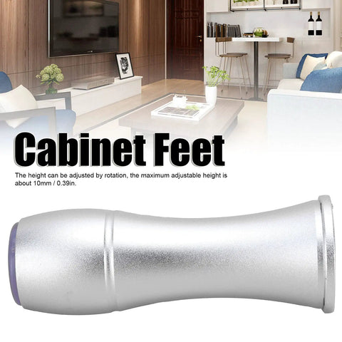 Adjustable Furniture Legs Set For Sofas, Cabinets, Wardrobes, TV Stands Aluminum Alloy Feet Height Adjustable Up To 10mm in room