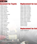 Rad Cap Replacement Fits Toyota Scion Lexus SUVs And Cars Like Highlander, Tacoma, Tundra, RX350, RX450h, Sienna, Parts List