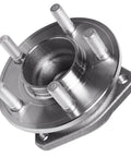 4 Piece Front And Rear Wheel Bearing Hub Assembly Set For Dodge Challenger Charger And Chrysler 300 2012 2013 2014 RWD 5 Bolt Hubs Kit Includes Two Front And Two Rear Hubs, close-up view of one hub